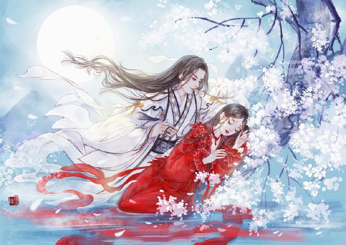 超甜的古風(fēng)情侶圖集，清新唯美古風(fēng)圖片（19張）