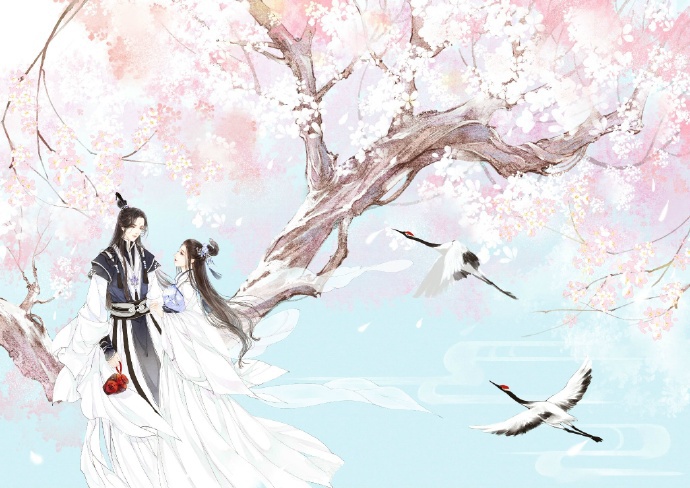 超甜的古風(fēng)情侶圖集，清新唯美古風(fēng)圖片（19張）