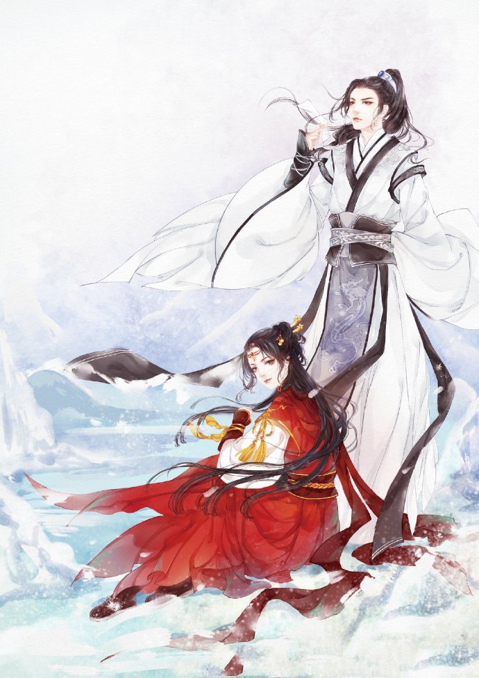 超甜的古風(fēng)情侶圖集，清新唯美古風(fēng)圖片（19張）