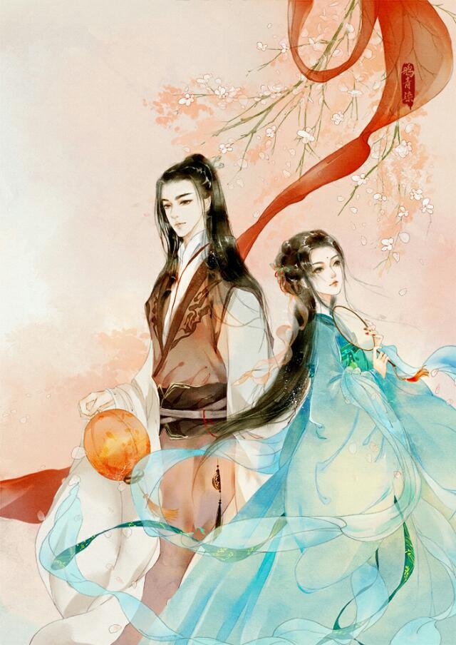 高清古風(fēng)情侶圖集(52張)，超恩愛甜蜜的古風(fēng)圖片