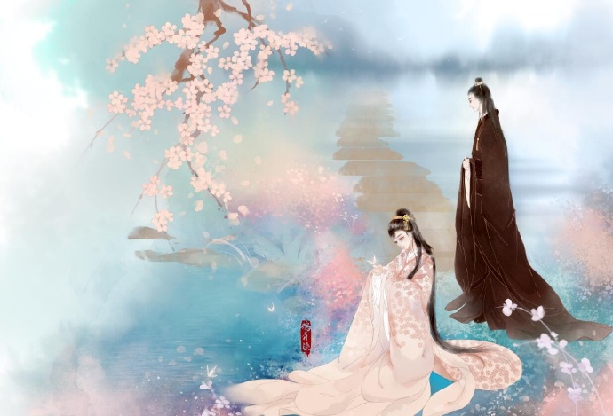 高清古風(fēng)情侶圖集(52張)，超恩愛甜蜜的古風(fēng)圖片