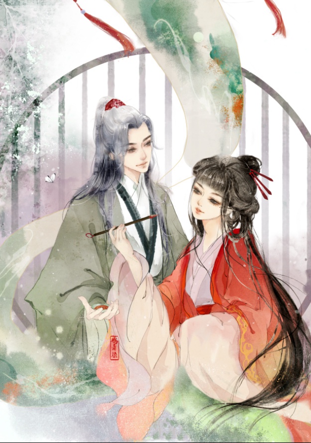 高清古風(fēng)情侶圖集(52張)，超恩愛甜蜜的古風(fēng)圖片