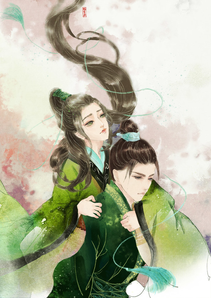 高清古風(fēng)情侶圖集(52張)，超恩愛甜蜜的古風(fēng)圖片