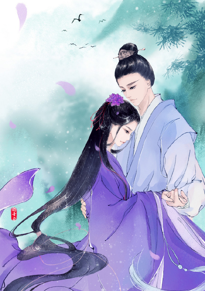高清古風(fēng)情侶圖集(52張)，超恩愛甜蜜的古風(fēng)圖片