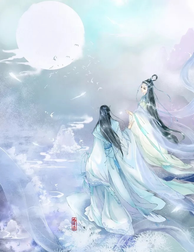 高清古風(fēng)情侶圖集(52張)，超恩愛甜蜜的古風(fēng)圖片
