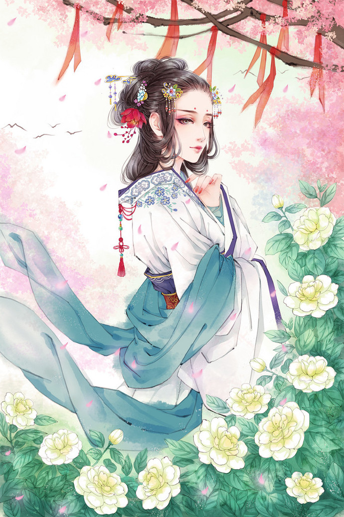 超美古風(fēng)女子圖集(38張)，高清古風(fēng)圖片欣賞