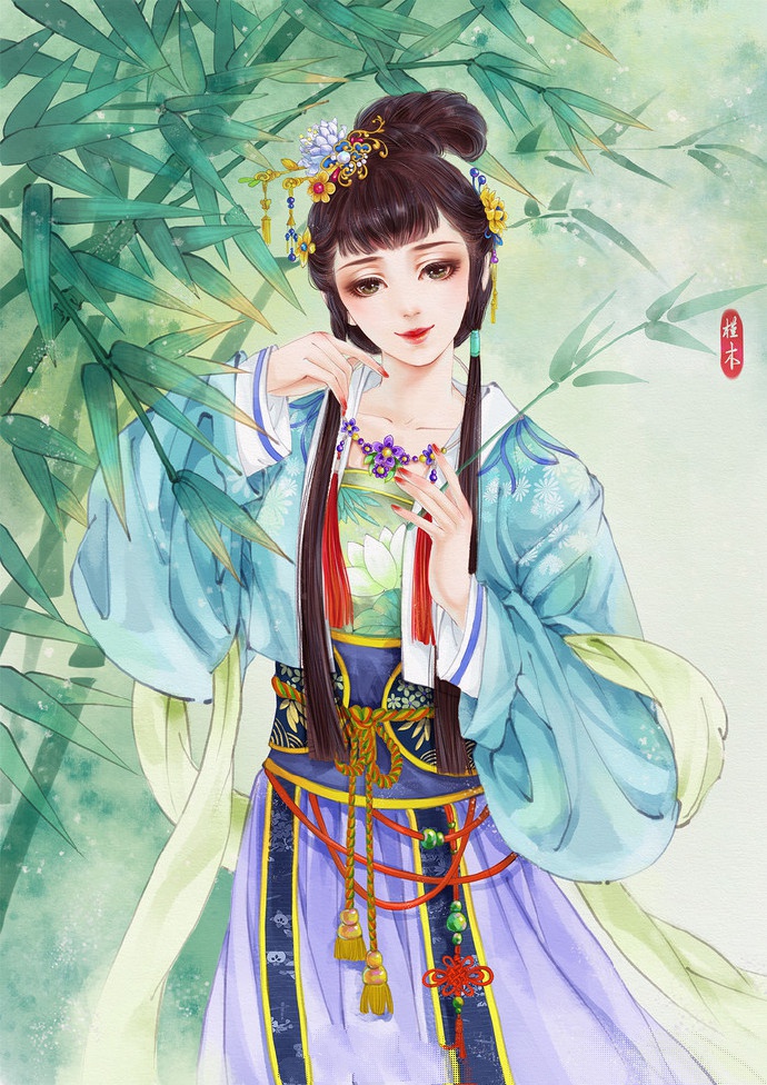 超美古風(fēng)女子圖集(38張)，高清古風(fēng)圖片欣賞