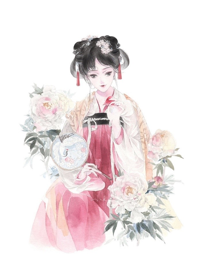 超可愛(ài)古風(fēng)女子圖集，唯美萌妹子古風(fēng)圖片