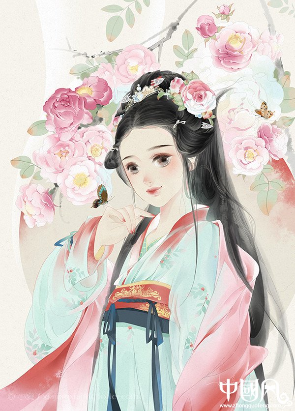 超可愛古風(fēng)女子圖集，唯美萌妹子古風(fēng)圖片