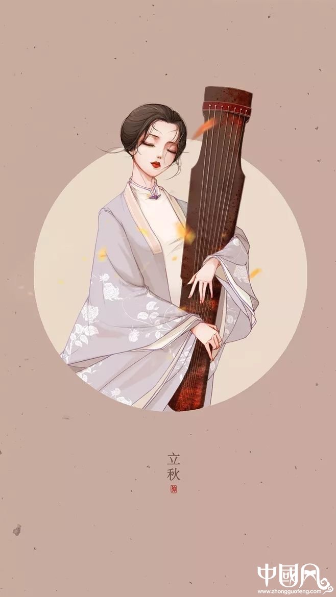 二十四節(jié)氣美人圖，唯美古風(fēng)手機壁紙圖集