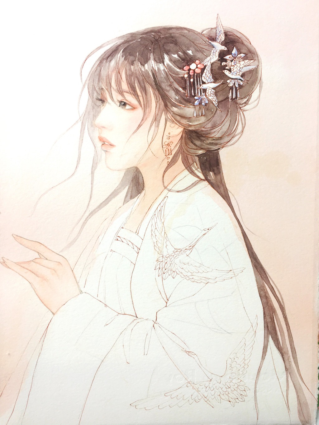 教你畫好古風(fēng)女子，超詳細(xì)古風(fēng)女子上色步驟圖