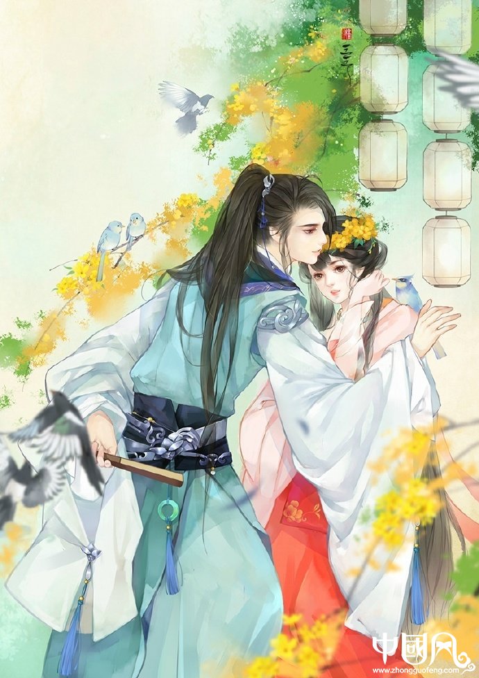 25張超甜情侶古風(fēng)圖片，只愿得一人心