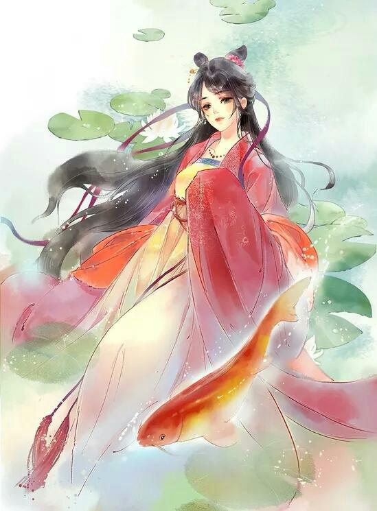 6款霸氣唯美古風(fēng)圖片：紅衣女子，翩若驚鴻