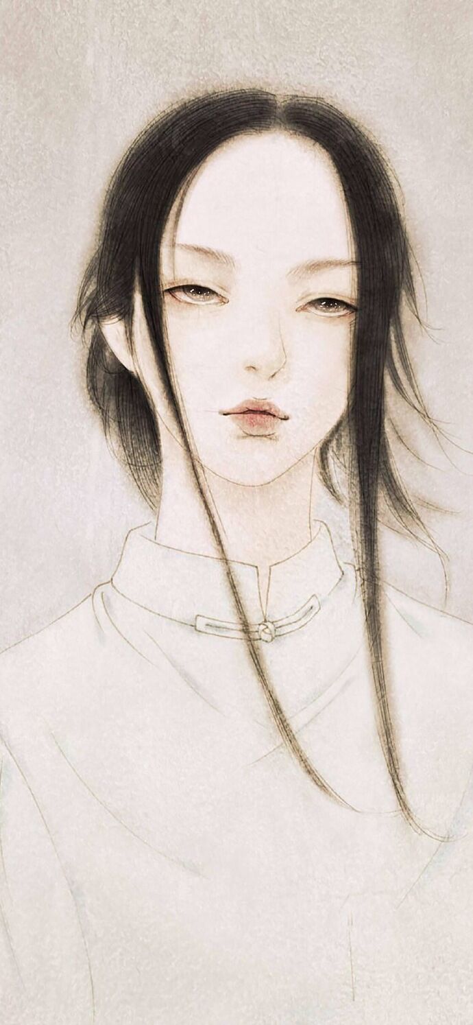 仕女古風(fēng)手機(jī)壁紙插畫(huà)，別樣的古風(fēng)女子風(fēng)情