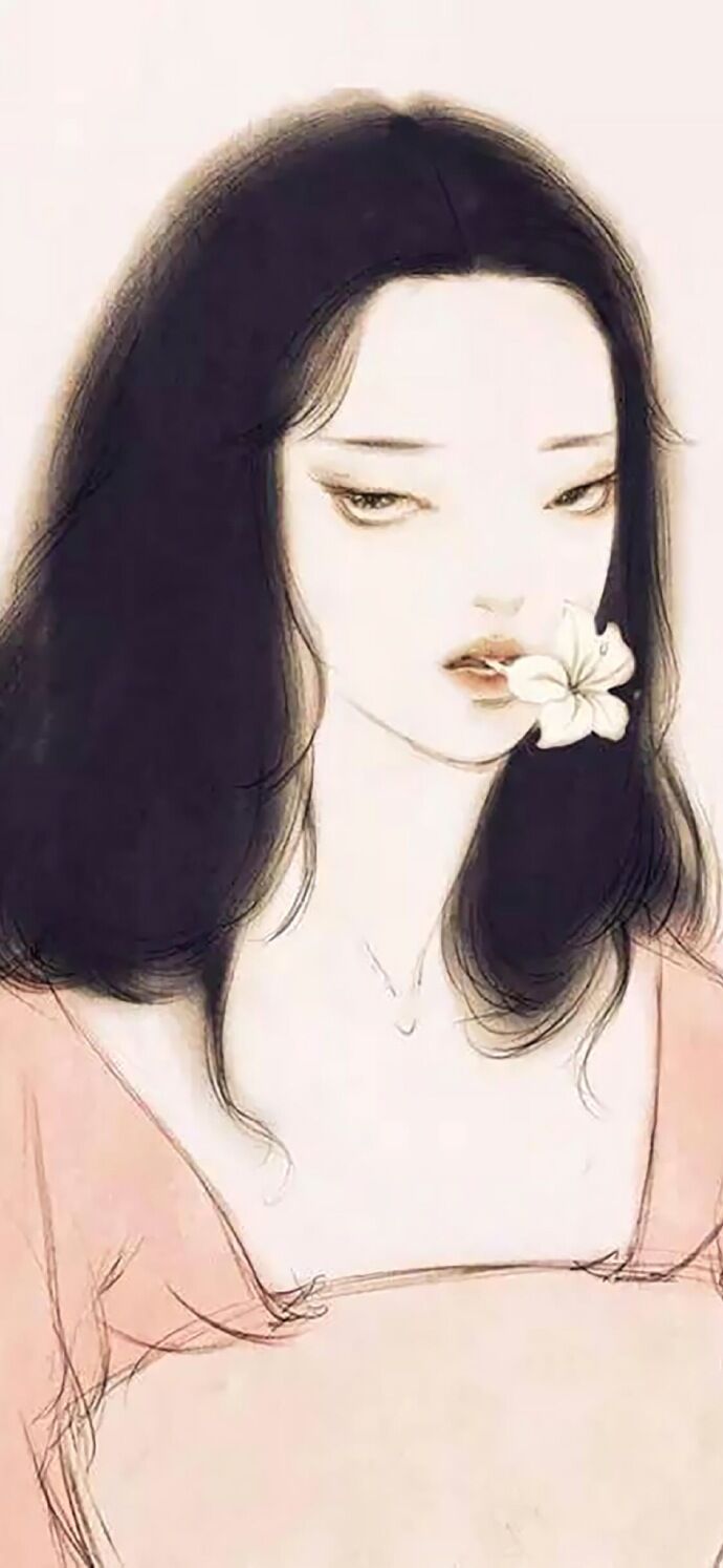 仕女古風(fēng)手機(jī)壁紙插畫(huà)，別樣的古風(fēng)女子風(fēng)情