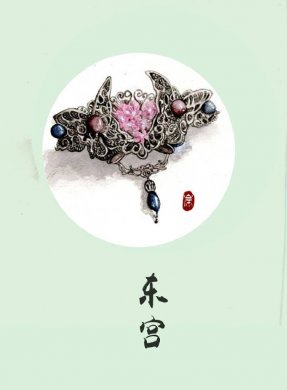 9款古風(fēng)飾品圖插畫：如此優(yōu)雅精致的你！