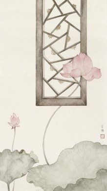 八款唯美古風(fēng)圖片：一組禪意手機壁紙圖片