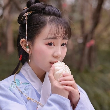 可愛(ài)漢服女生頭像，唯美古風(fēng)真人頭像