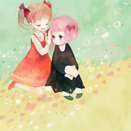 4款可愛的插畫圖片，淡雅唯美插畫