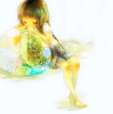 唯美女生插畫圖片，4款超萌小女生