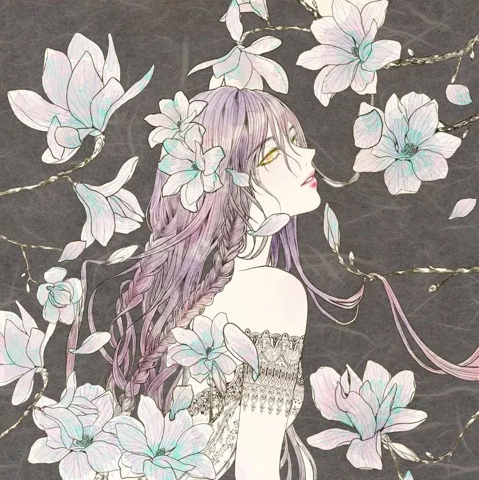 好美的水彩插畫，夢幻奇妙的插畫設(shè)計