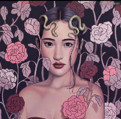 肖像插畫遇上植物花卉，碰撞出不一樣的火花！