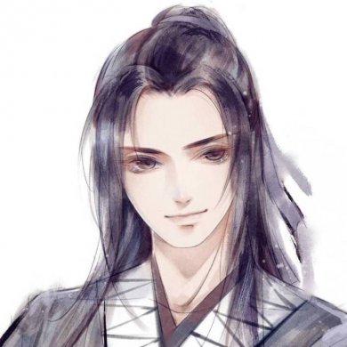 相見茫然詩意插畫，中國古風手繪插畫