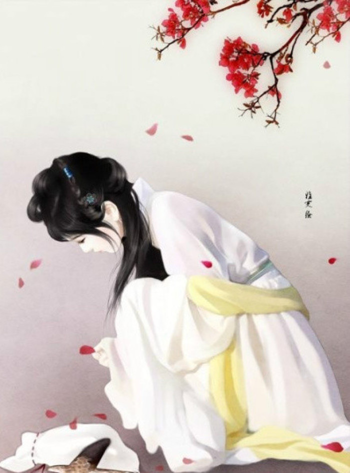 凄美國(guó)畫(huà)插畫(huà)，中國(guó)風(fēng)詩(shī)意手繪插畫(huà)