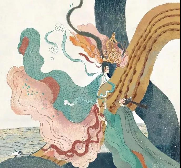 《洛神賦》繪本插畫，最美的中國式愛情！