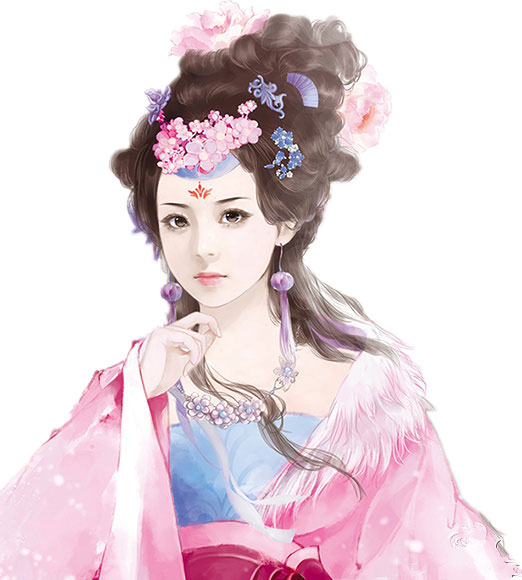 古風(fēng)中國風(fēng)人物插畫，五款唯美古風(fēng)人物圖片