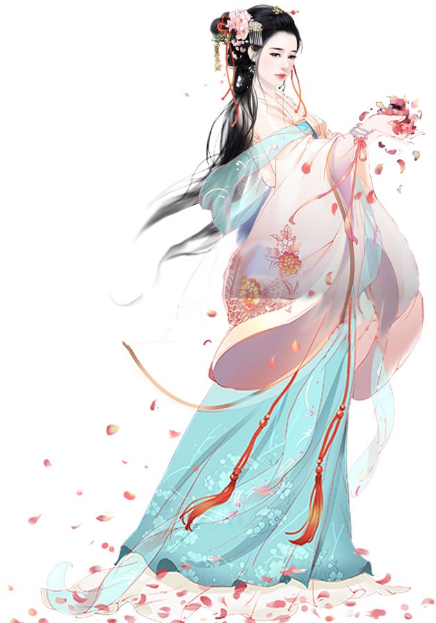 古風(fēng)中國風(fēng)人物插畫，五款唯美古風(fēng)人物圖片