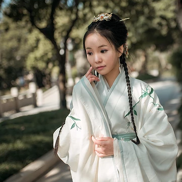 小清新女生頭像，唯美古風(fēng)真人頭像