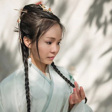 小清新女生頭像，唯美古風(fēng)真人頭像