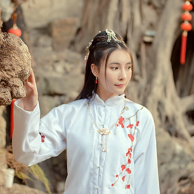 漢服清新女生頭像，唯美古風(fēng)真人頭像