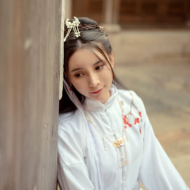漢服清新女生頭像，唯美古風(fēng)真人頭像