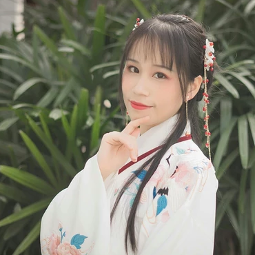 清新可愛(ài)漢服女生頭像，唯美古風(fēng)真人頭像