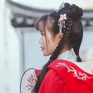 文藝女生頭像，唯美古風(fēng)真人頭像