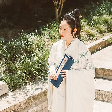 優(yōu)雅白衣女子頭像，唯美古風(fēng)真人頭像