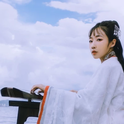 優(yōu)雅白衣女子頭像，唯美古風(fēng)女子真人頭像