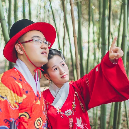 執(zhí)子之手與子偕老唯美頭像，唯美古風(fēng)情侶頭像