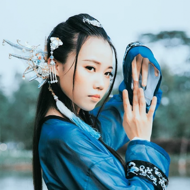 人魚傳說妖艷頭像，唯美古風女子頭像