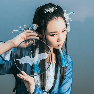 人魚傳說妖艷頭像，唯美古風女子頭像