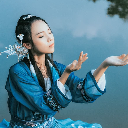 人魚傳說妖艷頭像，唯美古風女子頭像