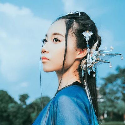 人魚傳說妖艷頭像，唯美古風女子頭像