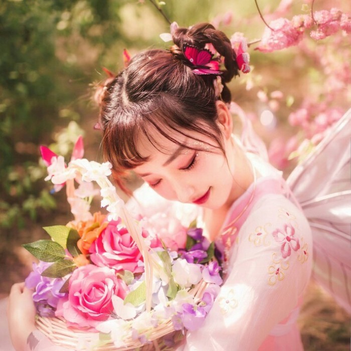 美艷古裝女子古風(fēng)頭像，沉魚落雁之姿