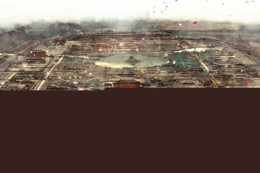 古風(fēng)風(fēng)景插畫伊吹五月