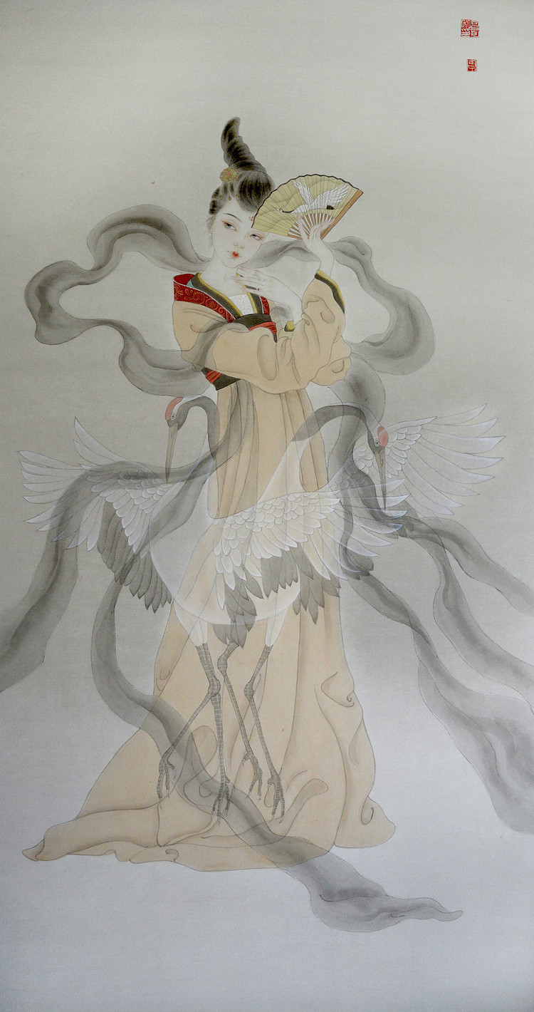超細(xì)致的鶴舞插畫欣賞