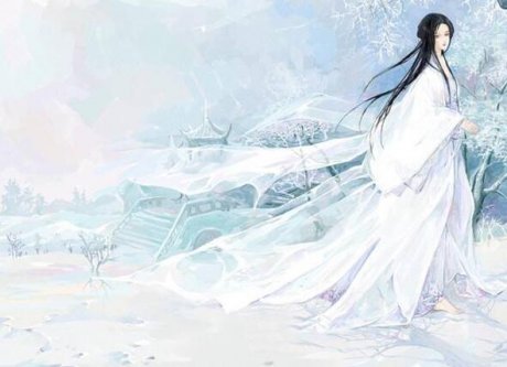 白衣女子，傾城傾國