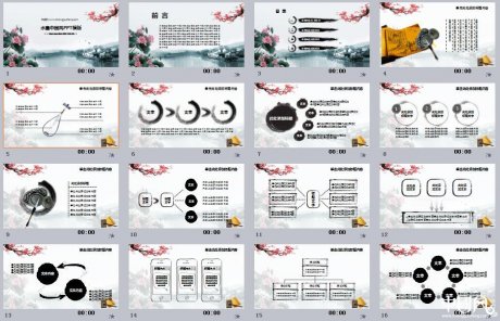 水墨中國風(fēng)PPT模版