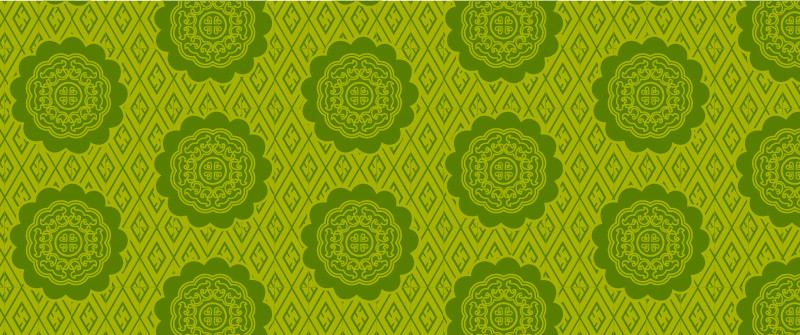 中國明代服飾復(fù)古圓花圖案系列一，矢量素材